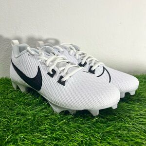 Nike Men’s 9 VAPOR EDGE SPEED 360 2 TB Football Cleats White/Black FN7764-100
